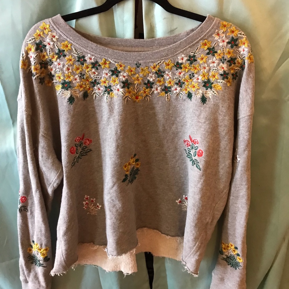 Women’s Lucky Brand Floral Embroidered Shirt